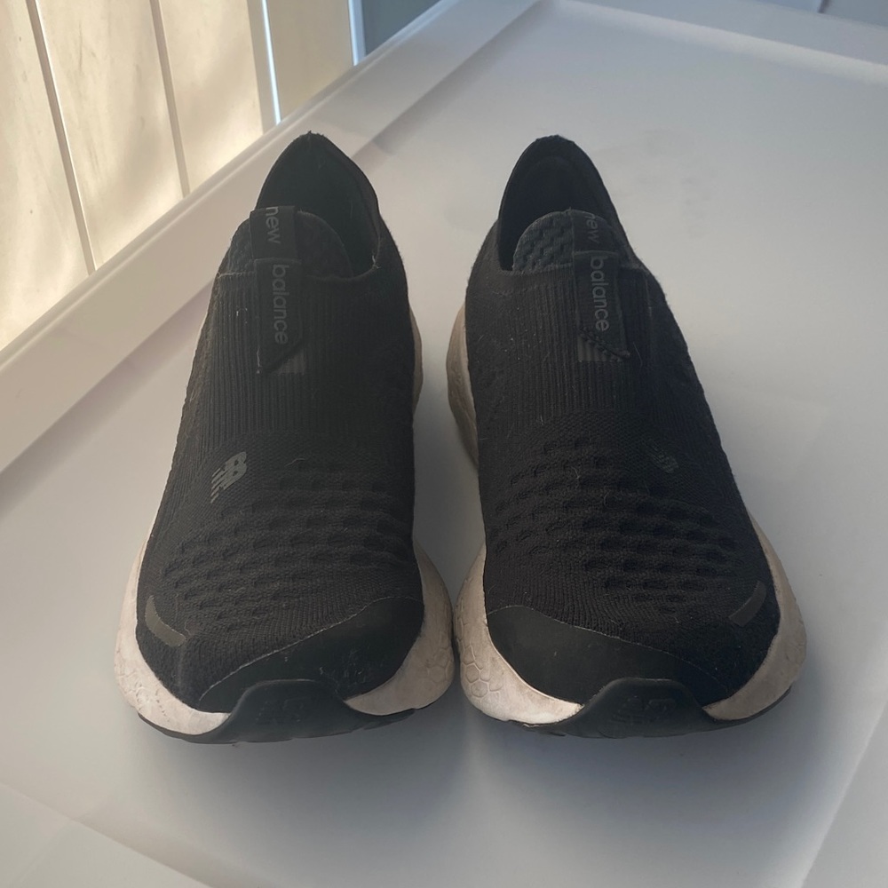 New Balance Fresh Foam Black and White Running Shoes